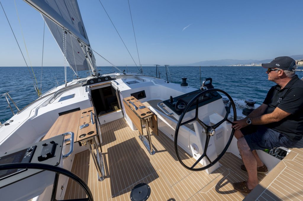 Bavaria C46 cockpit 