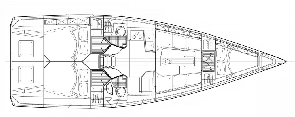 Fuoriserie boat layout drawing Credit: Martina Orsini