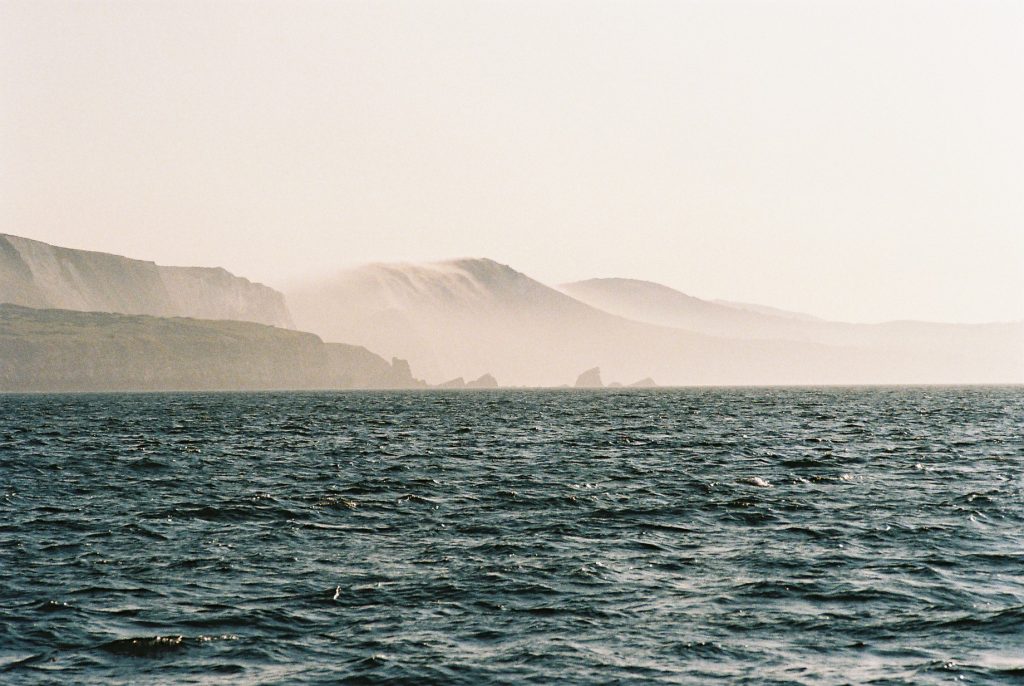 Fog off the coast