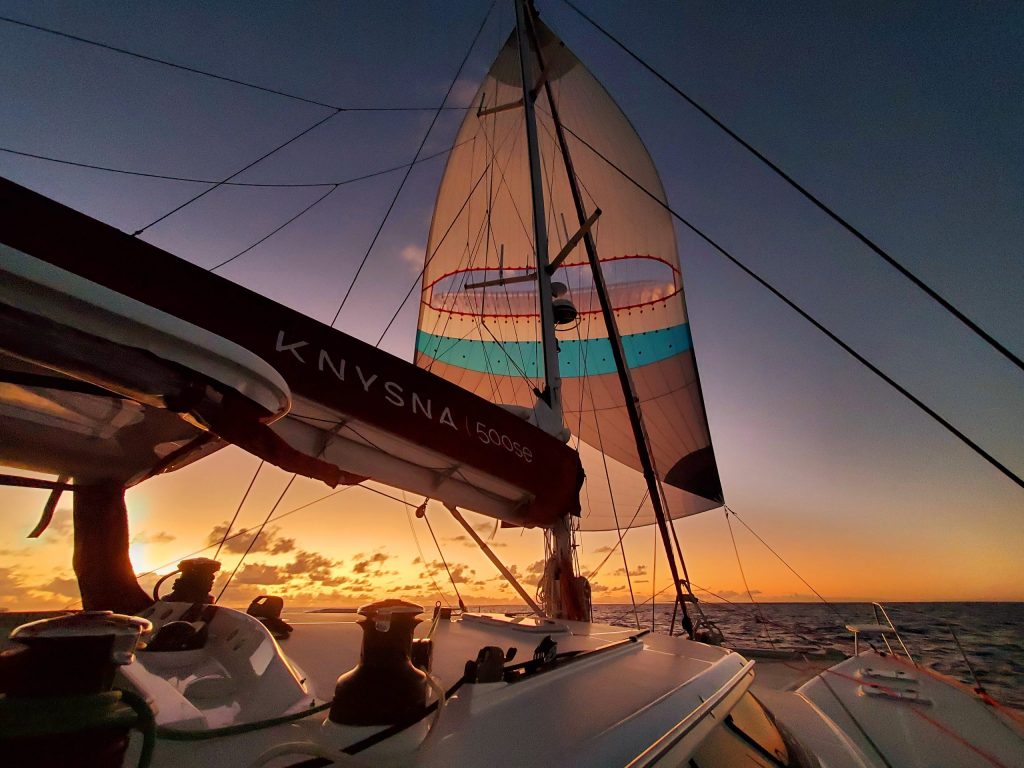 boat and sunset