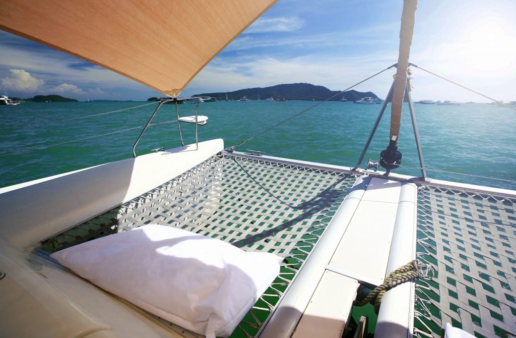 jib on sailing boat